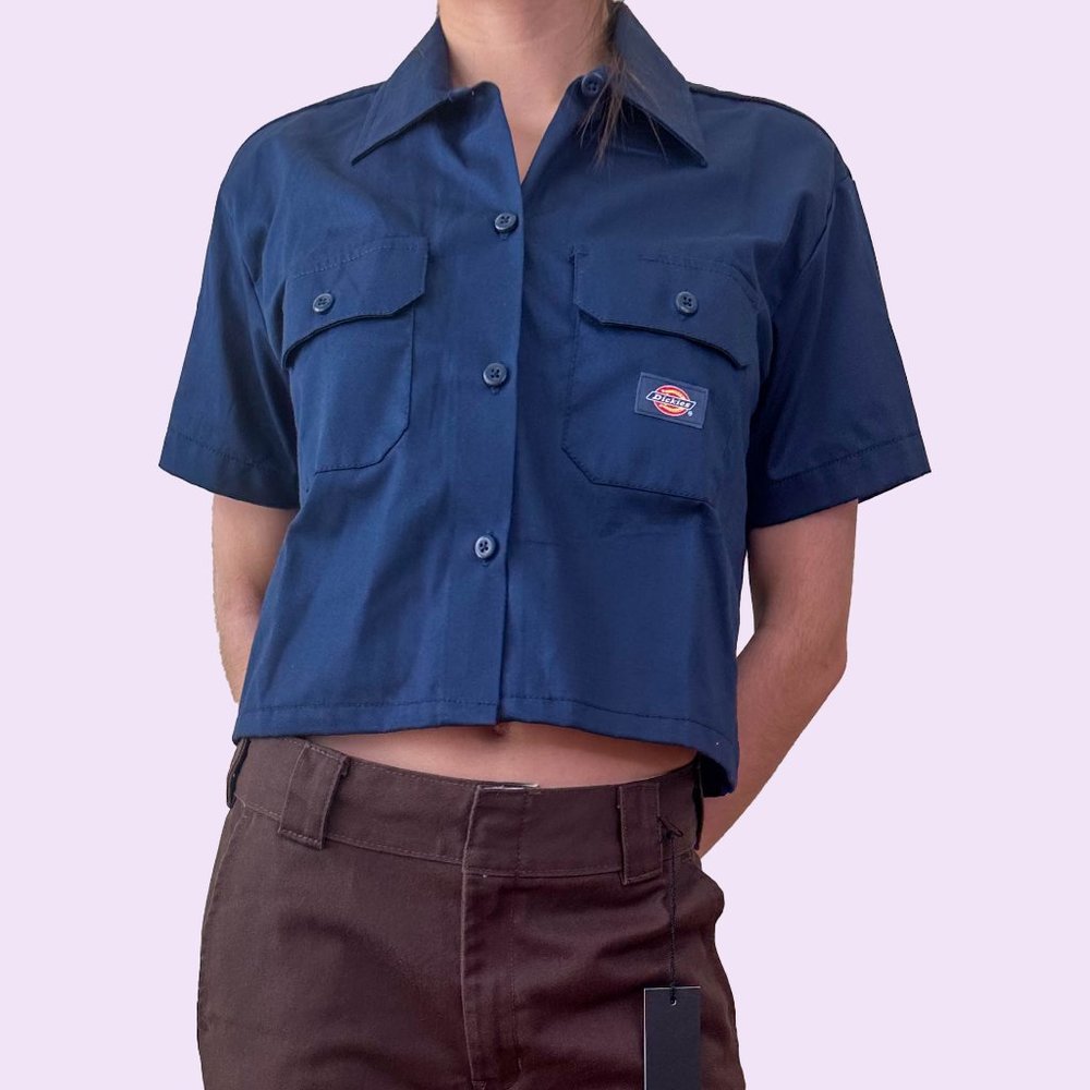Women's Cropped Work Shirt